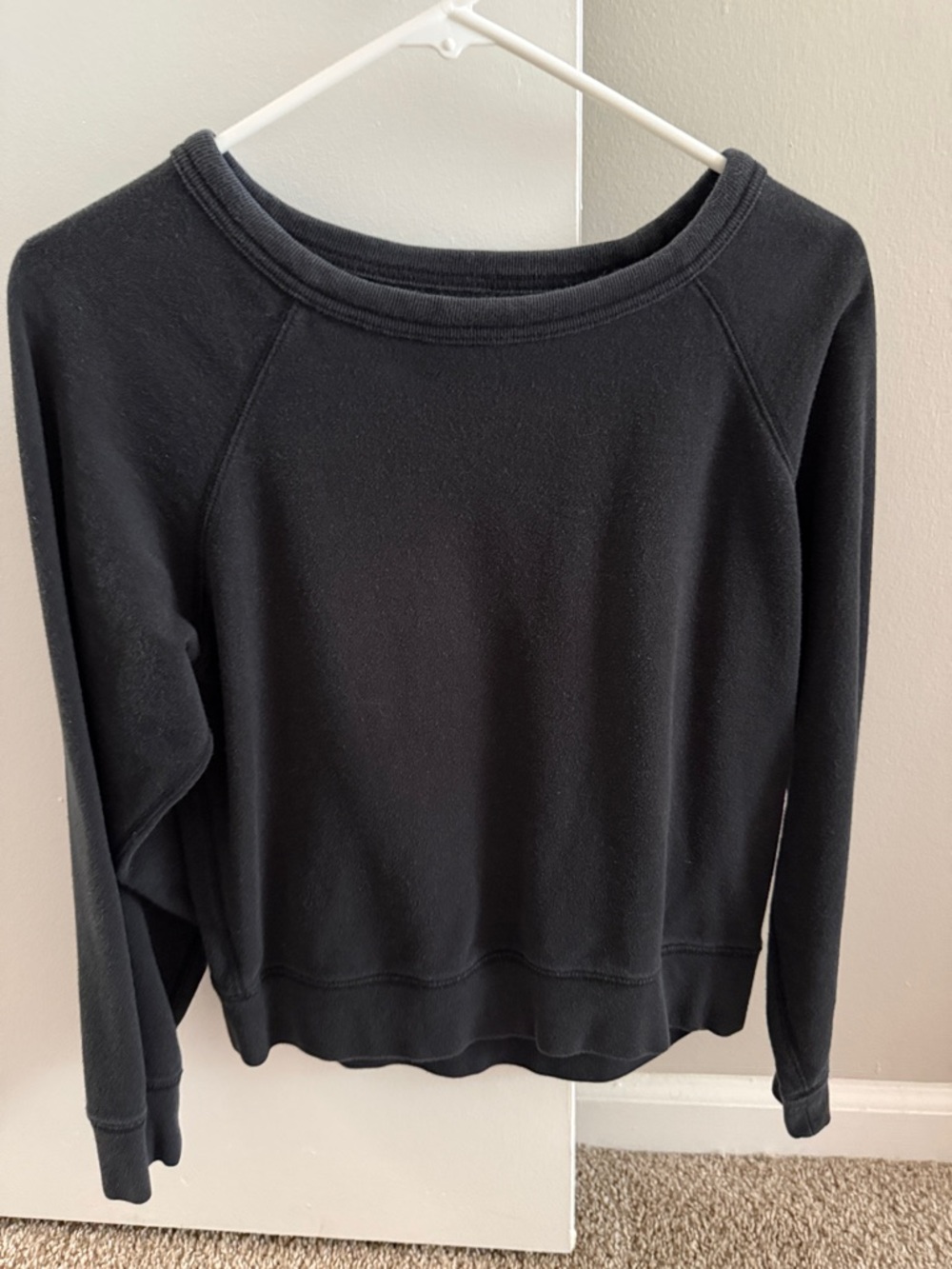 Everlane Black Crewneck Sweatshirt